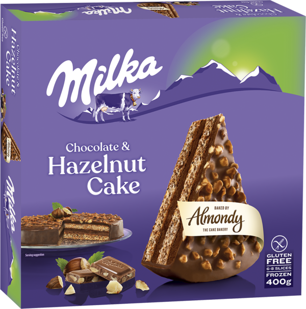 Milka Chocolate and Hazelnut Cake